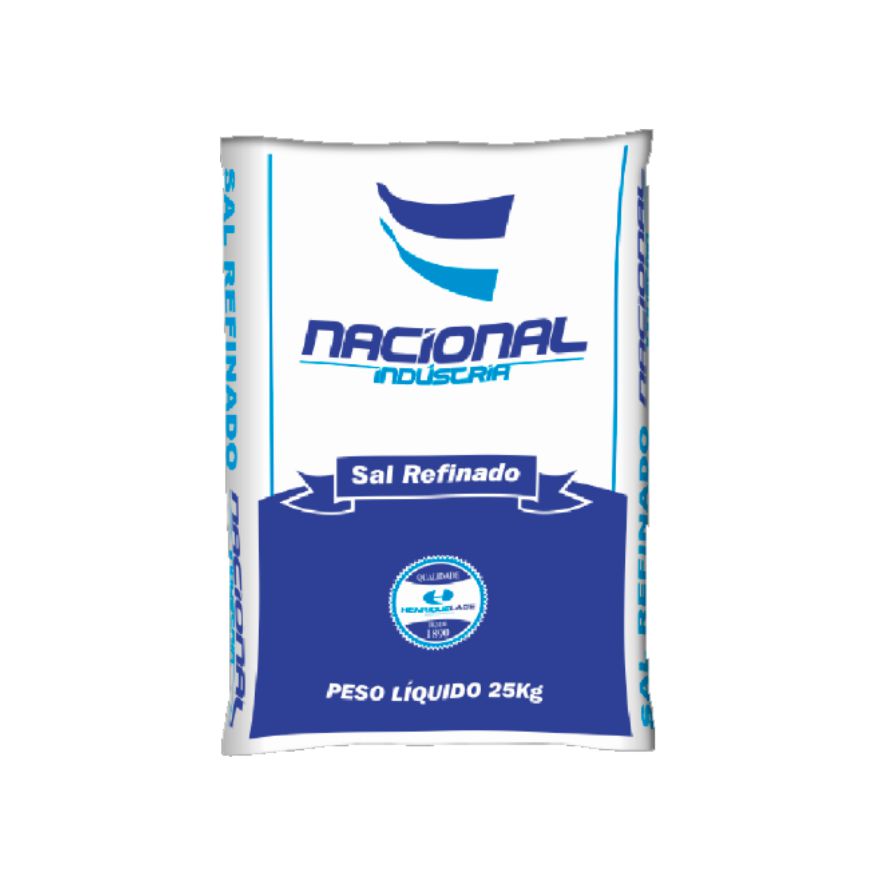 Nacional Indústria – Sal Refinado 25kg